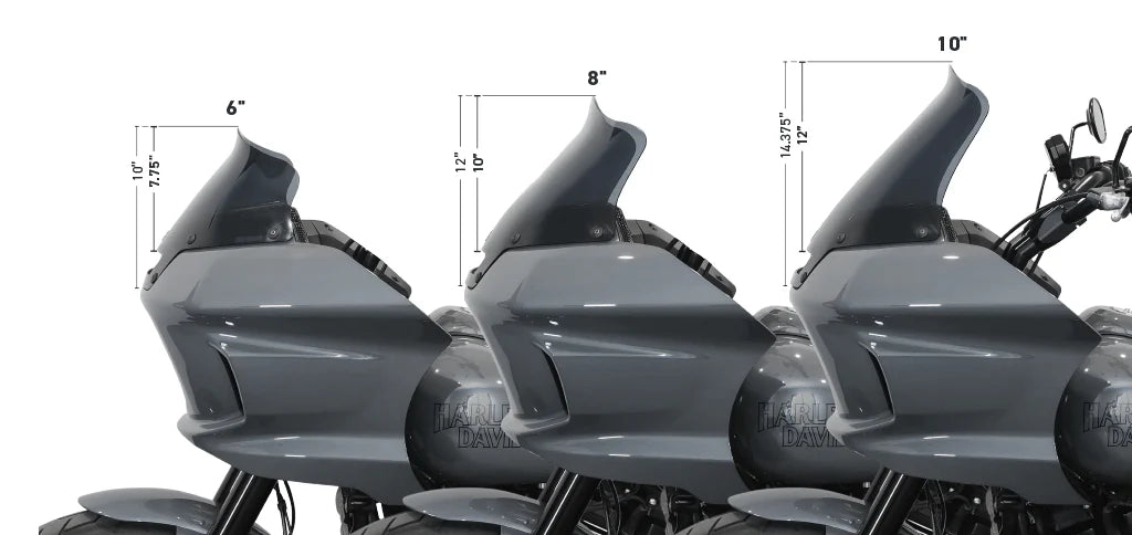 Klock Werks Flare™ Windshield for H-D Low Rider ST