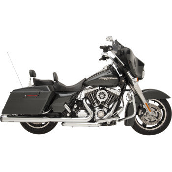 KHROME WERKS 2-into-2 Dominator Exhaust System with 4-1/2" Mufflers FL 17up M8
