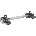 Performance Machine Axle Adjuster Kit - Black - Rear