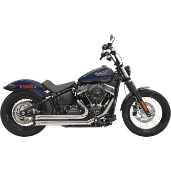 BASSANI Pro Street Exhaust Black or Chrome M8 Softail