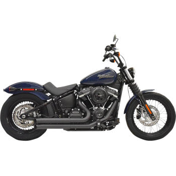 BASSANI Pro Street Exhaust Black or Chrome M8 Softail