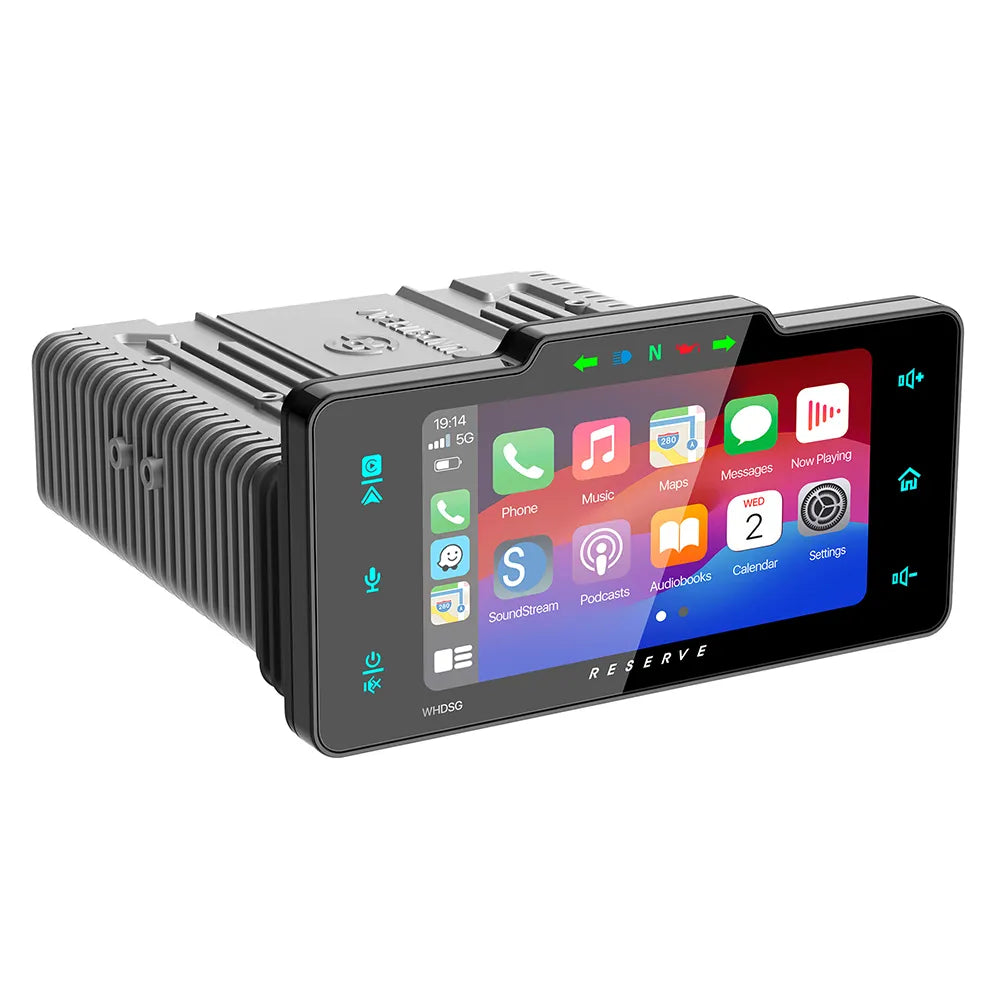 NEW SoundStream Reserve WHD.SG Plug-N-Play Upgrade Headunit for 1998-2013 Harley Davidson® Street Glide with Wireless Apple CarPlay®, Android Auto®, & SIRIUSXM READY®