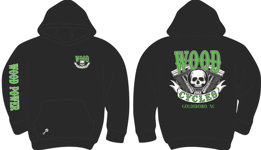 Wood Green & Black Hoodie