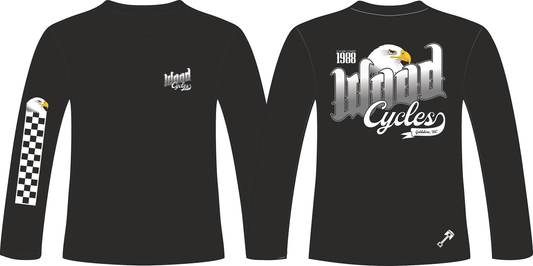 Wood Brand Long Sleeve Racing Shirt