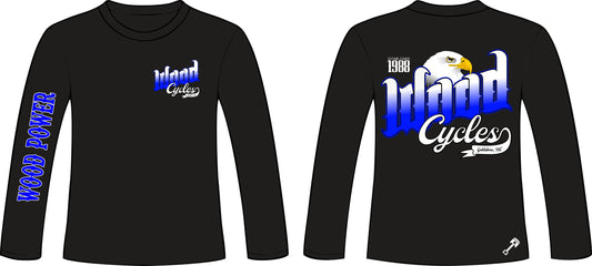 Wood Eagle Black Long Sleeve Tshirt.