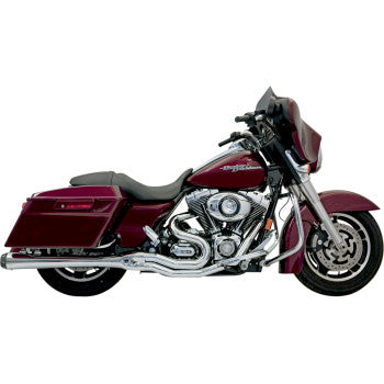 B4 2:1 Exhaust - Black or Chrome Straight Can for 95-16 Bagger