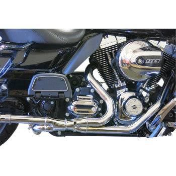 1802-0326 Bassani 2x2 Dual Headpipes 2x2 Chrome touring 09-16 Twin Cam