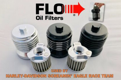 FLO Oil Filter for 1991-2026 Harley Davidson EVO, Twin Cam, & M8