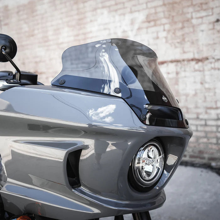 Klock Werks Flare ウィンドシールド Klock Werks Flare™ Windshield for H-D Low Rider ST – Wood Cycles