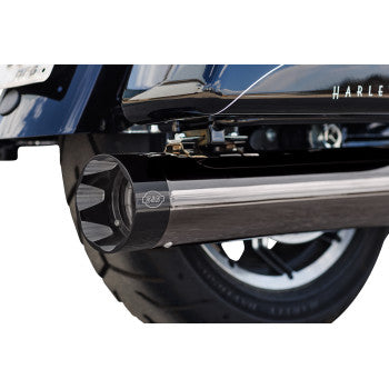 S&S 2-into-1 Lava Chrome Sidewinder® Exhaust System - Race Only M8 17-23