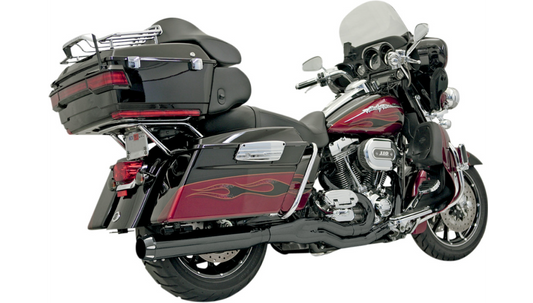 B4 2:1 Exhaust - Black or Chrome Straight Can for 95-16 Bagger
