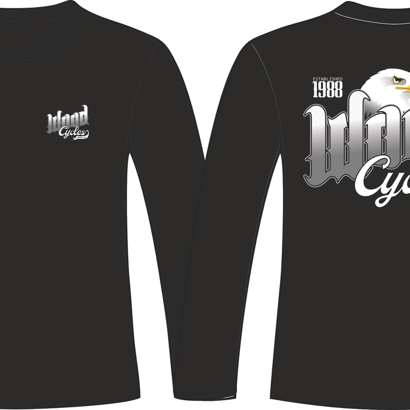 Wood Brand Long Sleeve Racing Shirt