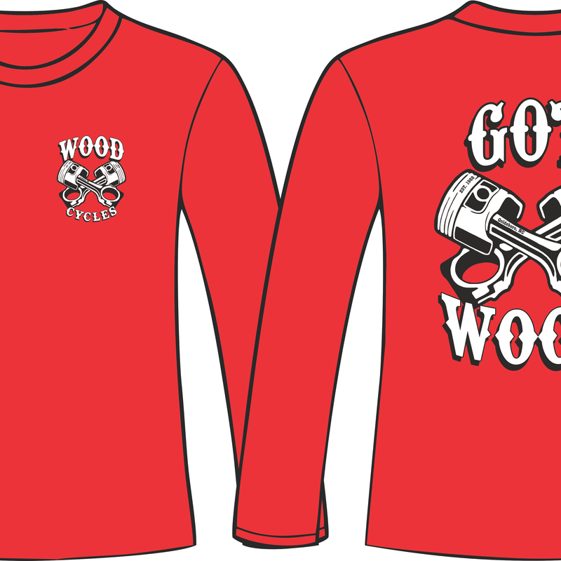 Got Wood Red Long Sleeve Tshirt.