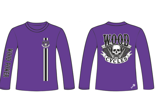 Wood Brand Purple Long Sleeve Shirt