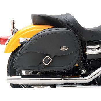 3501-0461 Sportster Rigid-Mount Specific Fit Teardrop Saddlebags