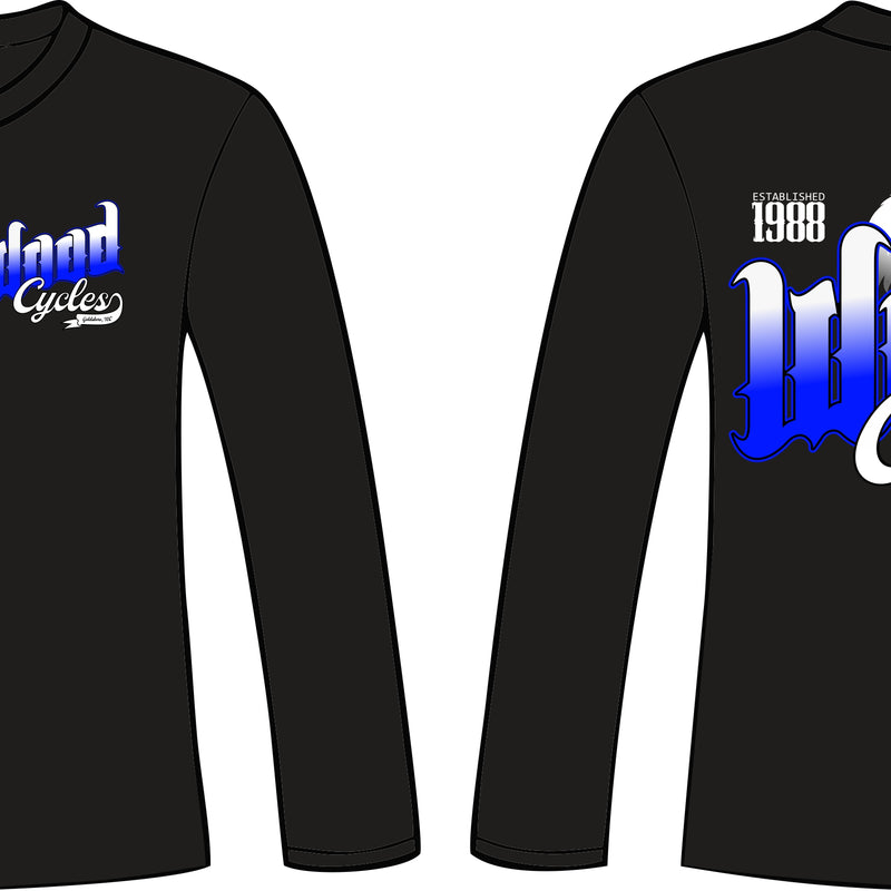 Wood Eagle Black Long Sleeve Tshirt.